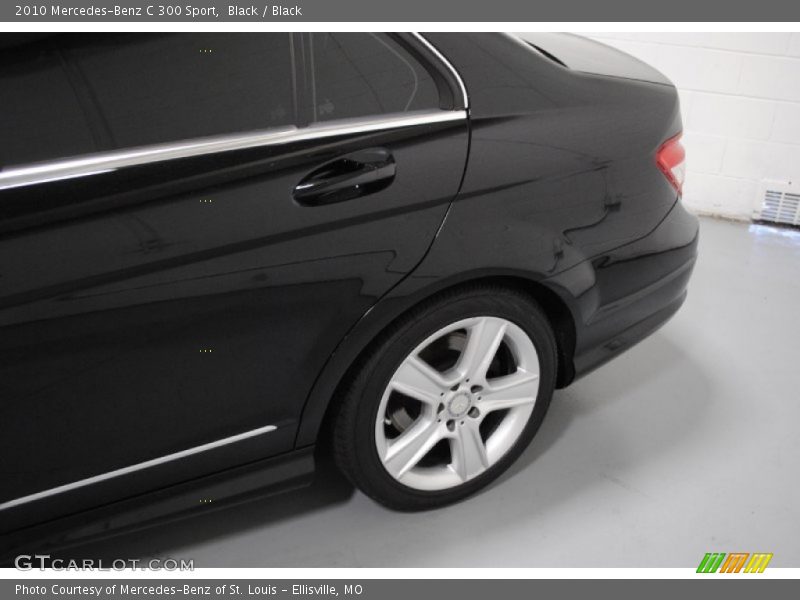 Black / Black 2010 Mercedes-Benz C 300 Sport