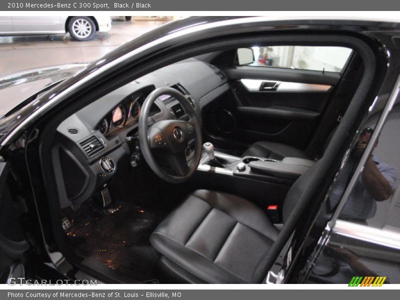 Black / Black 2010 Mercedes-Benz C 300 Sport