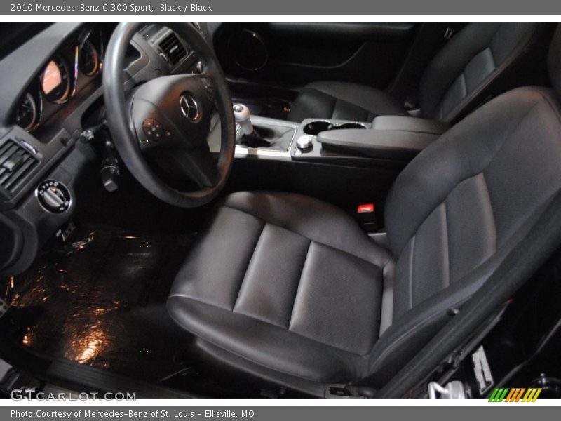 Black / Black 2010 Mercedes-Benz C 300 Sport