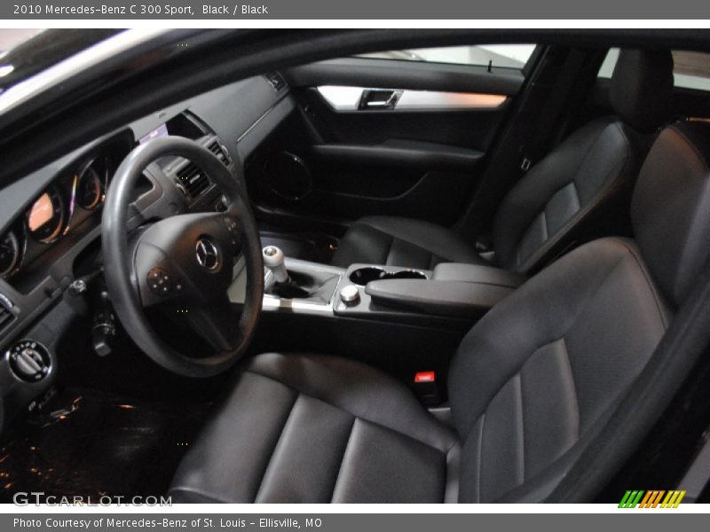 Black / Black 2010 Mercedes-Benz C 300 Sport