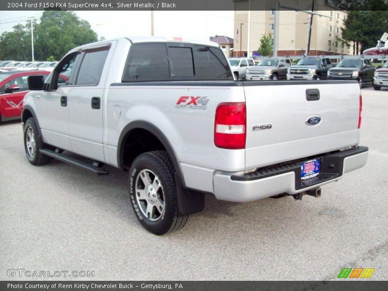 Silver Metallic / Black 2004 Ford F150 FX4 SuperCrew 4x4
