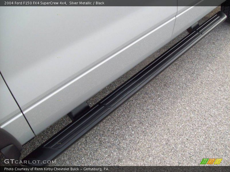 Silver Metallic / Black 2004 Ford F150 FX4 SuperCrew 4x4