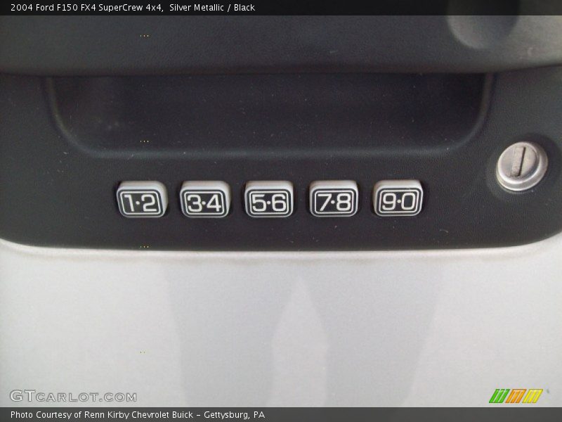 Silver Metallic / Black 2004 Ford F150 FX4 SuperCrew 4x4