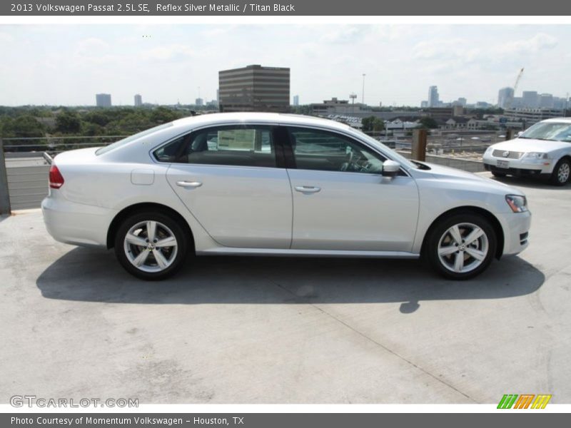 Reflex Silver Metallic / Titan Black 2013 Volkswagen Passat 2.5L SE