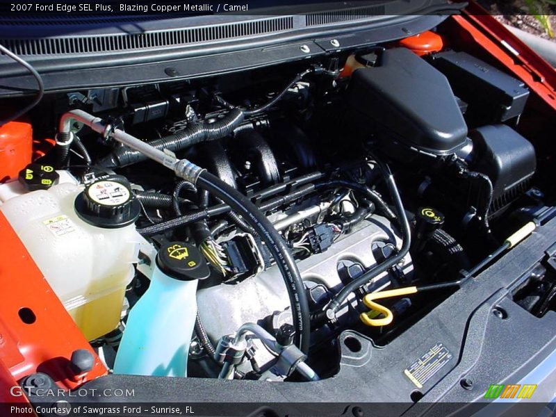  2007 Edge SEL Plus Engine - 3.5 Liter DOHC 24-Valve VVT Duratec V6