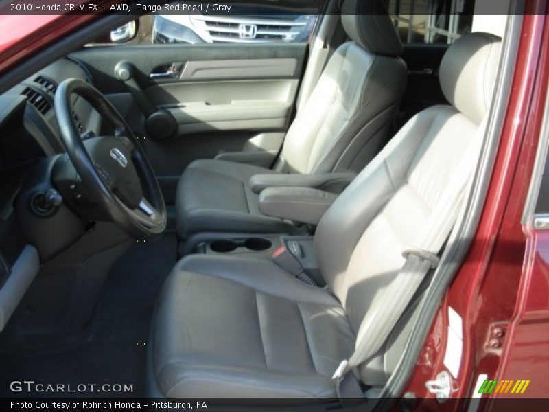 Tango Red Pearl / Gray 2010 Honda CR-V EX-L AWD