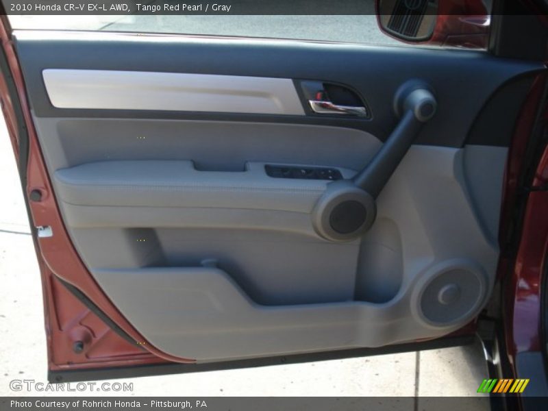 Tango Red Pearl / Gray 2010 Honda CR-V EX-L AWD