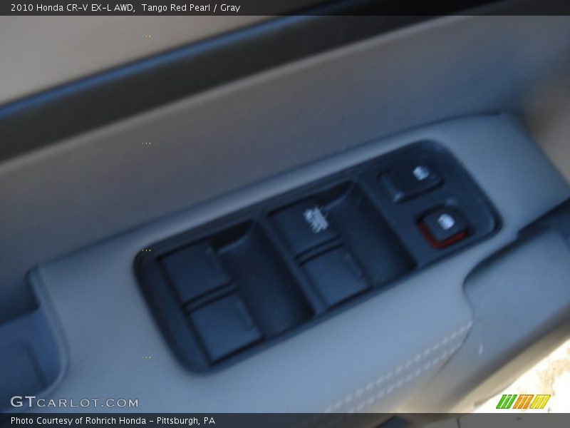 Tango Red Pearl / Gray 2010 Honda CR-V EX-L AWD