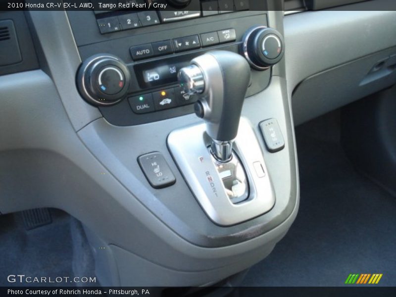 Tango Red Pearl / Gray 2010 Honda CR-V EX-L AWD