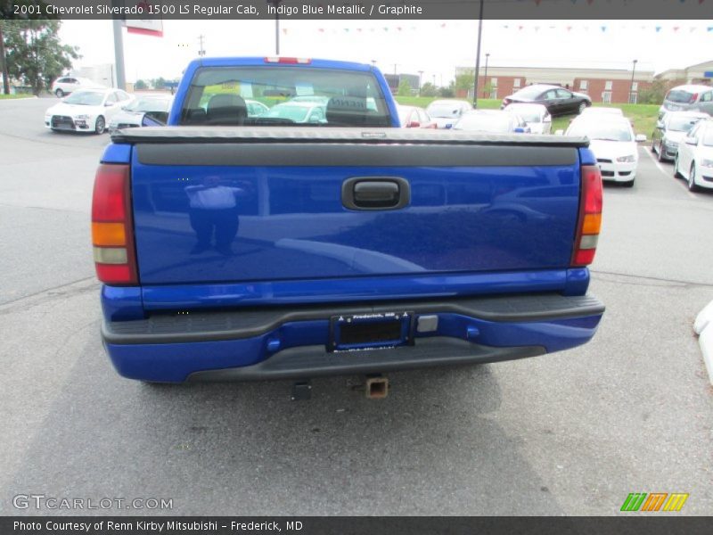 Indigo Blue Metallic / Graphite 2001 Chevrolet Silverado 1500 LS Regular Cab