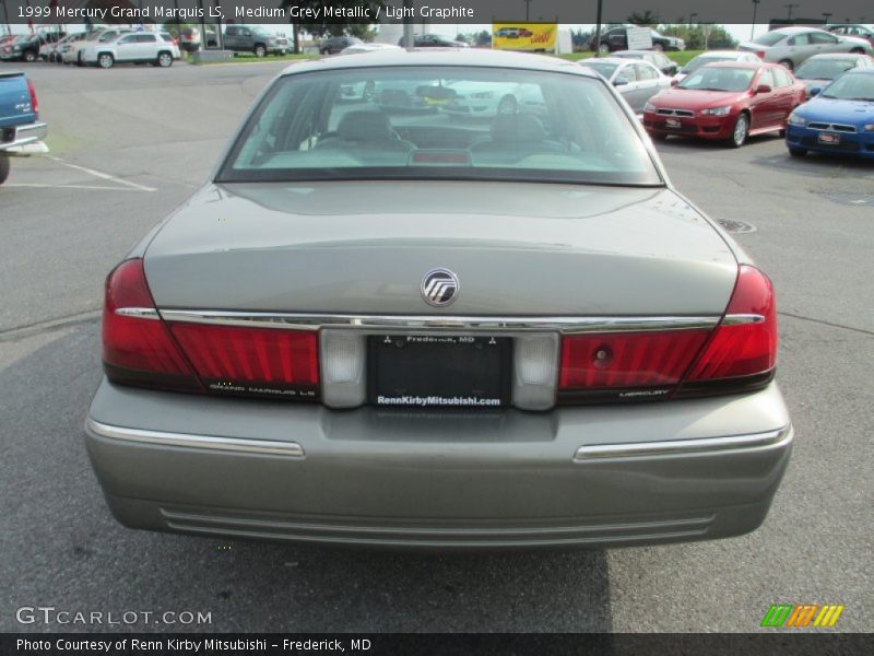 Medium Grey Metallic / Light Graphite 1999 Mercury Grand Marquis LS