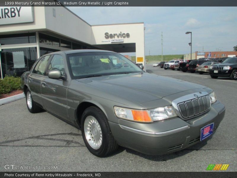 Medium Grey Metallic / Light Graphite 1999 Mercury Grand Marquis LS