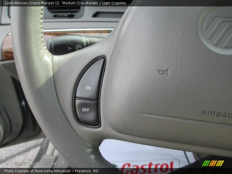 Medium Grey Metallic / Light Graphite 1999 Mercury Grand Marquis LS