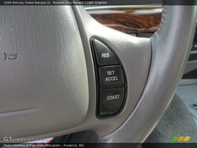 Medium Grey Metallic / Light Graphite 1999 Mercury Grand Marquis LS