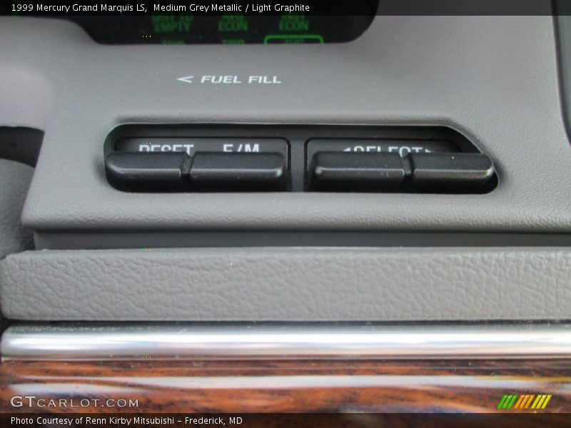Medium Grey Metallic / Light Graphite 1999 Mercury Grand Marquis LS