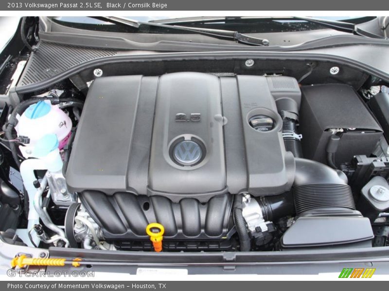 Black / Cornsilk Beige 2013 Volkswagen Passat 2.5L SE