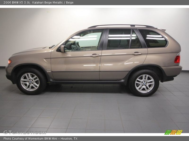 Kalahari Beige Metallic / Beige 2006 BMW X5 3.0i