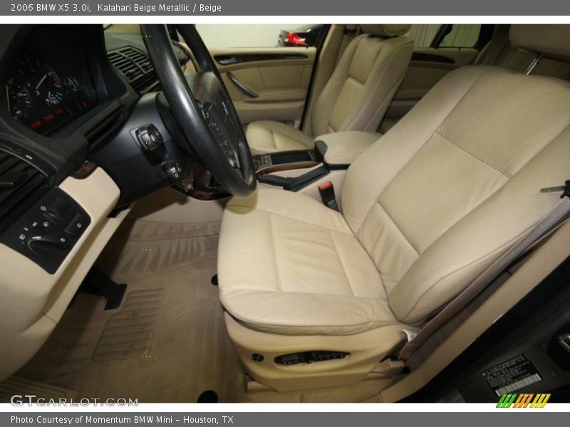 Kalahari Beige Metallic / Beige 2006 BMW X5 3.0i