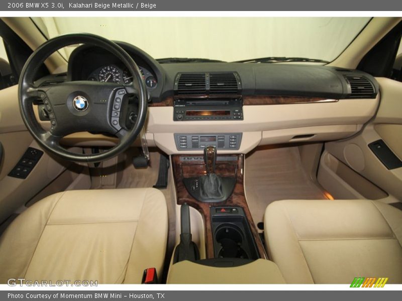 Kalahari Beige Metallic / Beige 2006 BMW X5 3.0i