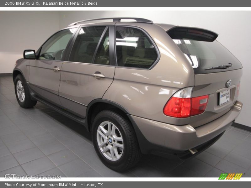 Kalahari Beige Metallic / Beige 2006 BMW X5 3.0i