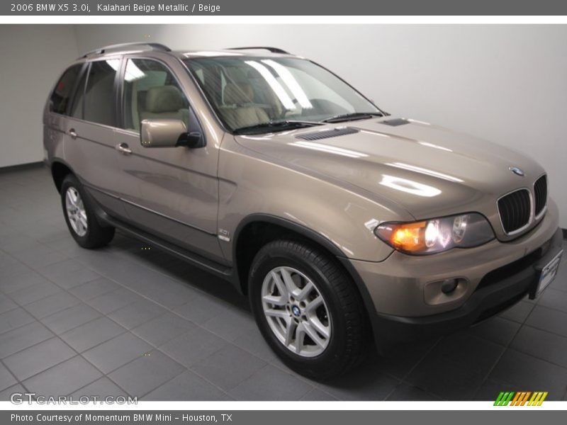 Kalahari Beige Metallic / Beige 2006 BMW X5 3.0i