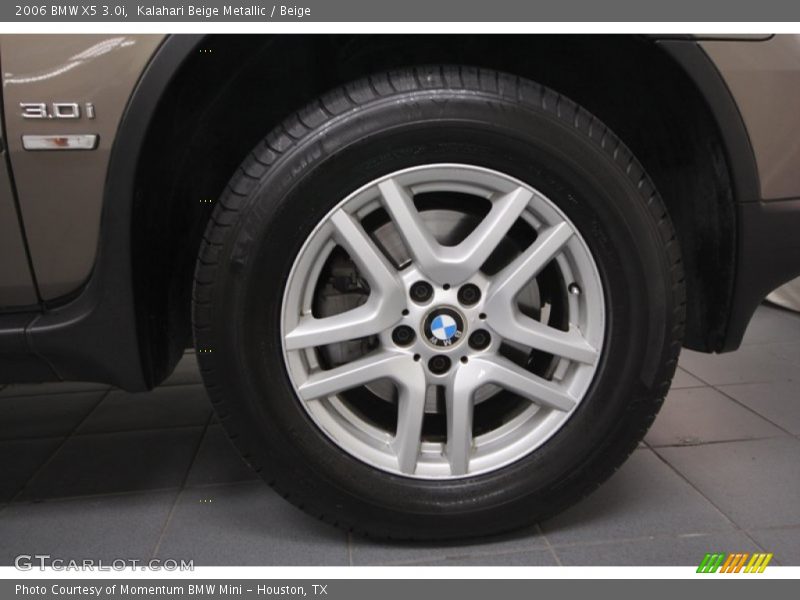 Kalahari Beige Metallic / Beige 2006 BMW X5 3.0i