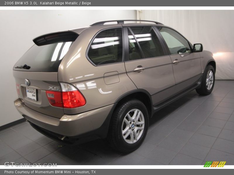 Kalahari Beige Metallic / Beige 2006 BMW X5 3.0i