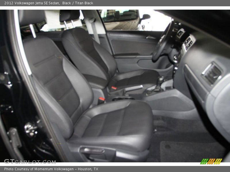 Black / Titan Black 2012 Volkswagen Jetta SE Sedan