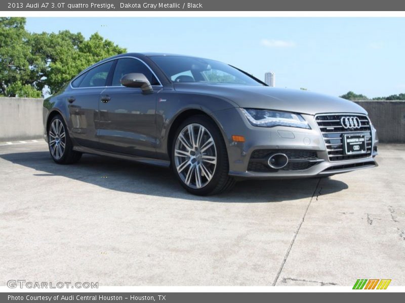 Dakota Gray Metallic / Black 2013 Audi A7 3.0T quattro Prestige