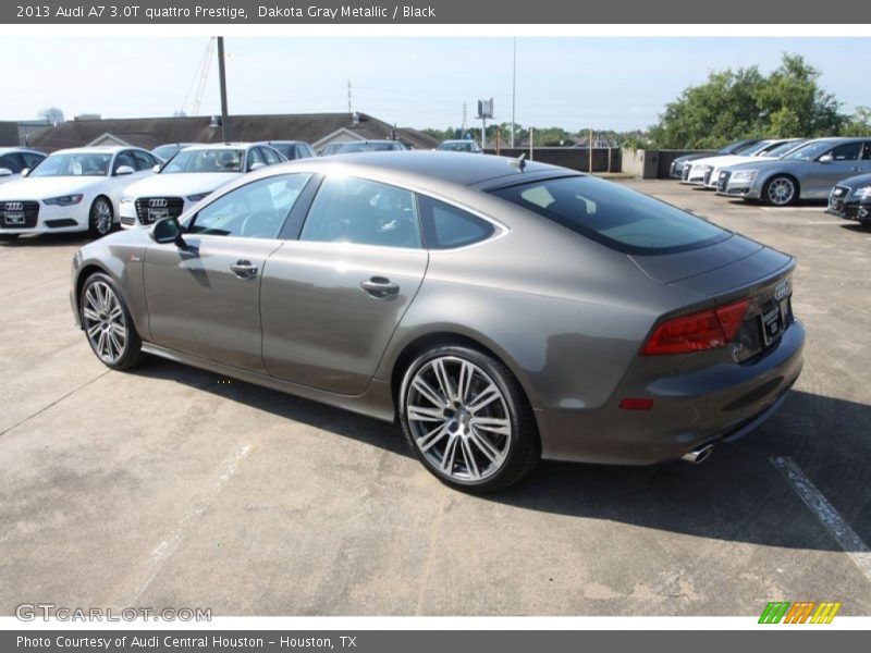 Dakota Gray Metallic / Black 2013 Audi A7 3.0T quattro Prestige