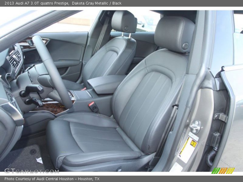 Front Seat of 2013 A7 3.0T quattro Prestige