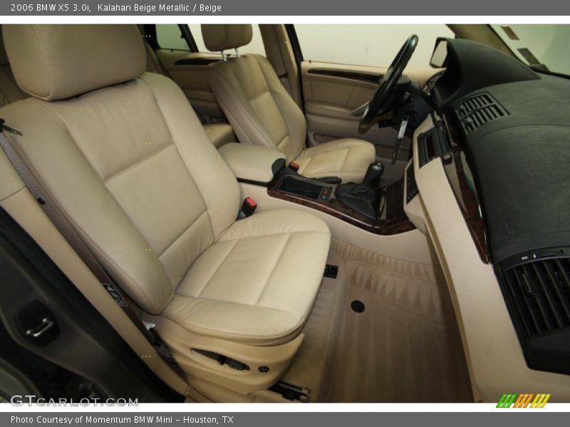 Kalahari Beige Metallic / Beige 2006 BMW X5 3.0i