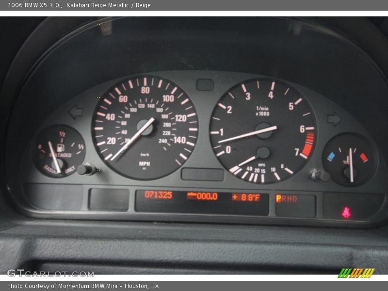Kalahari Beige Metallic / Beige 2006 BMW X5 3.0i