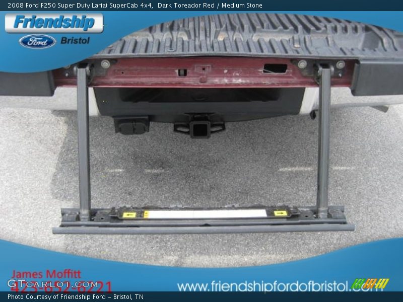 Dark Toreador Red / Medium Stone 2008 Ford F250 Super Duty Lariat SuperCab 4x4