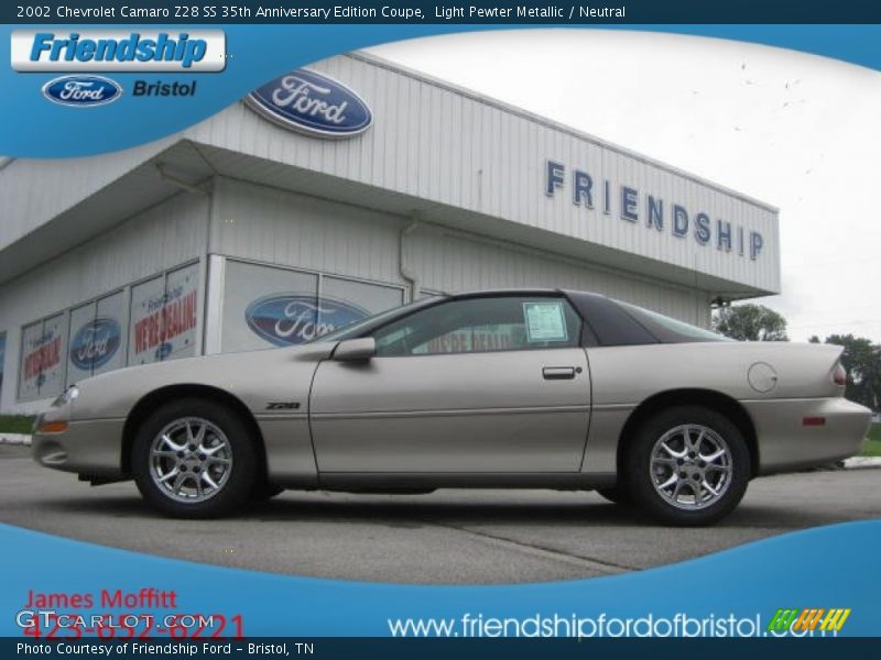 Light Pewter Metallic / Neutral 2002 Chevrolet Camaro Z28 SS 35th Anniversary Edition Coupe
