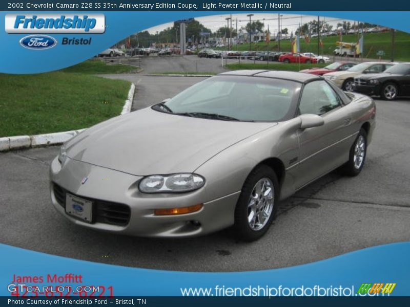 Light Pewter Metallic / Neutral 2002 Chevrolet Camaro Z28 SS 35th Anniversary Edition Coupe