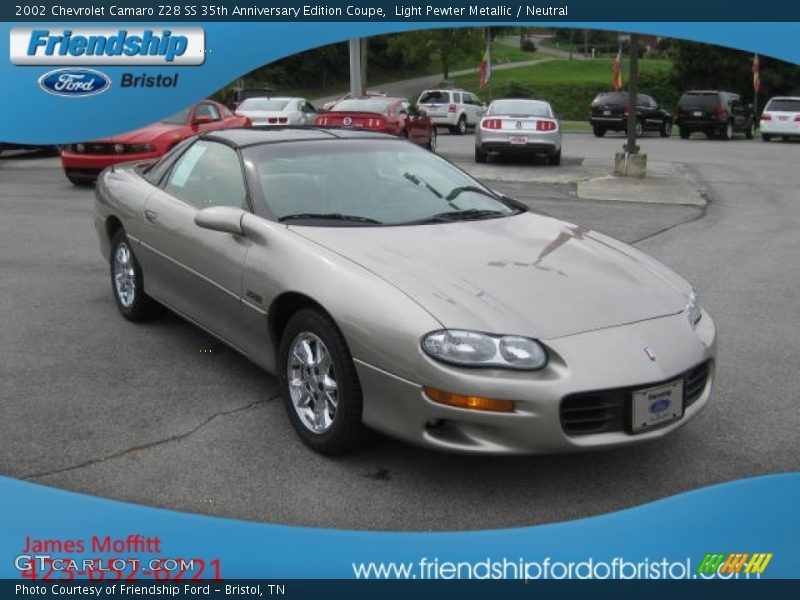 Light Pewter Metallic / Neutral 2002 Chevrolet Camaro Z28 SS 35th Anniversary Edition Coupe