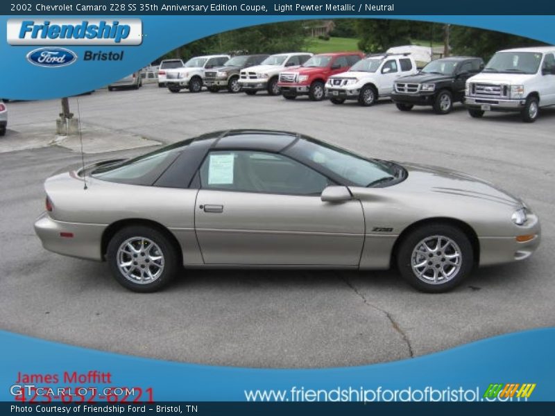 Light Pewter Metallic / Neutral 2002 Chevrolet Camaro Z28 SS 35th Anniversary Edition Coupe