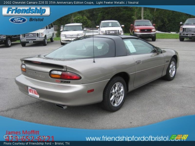 Light Pewter Metallic / Neutral 2002 Chevrolet Camaro Z28 SS 35th Anniversary Edition Coupe