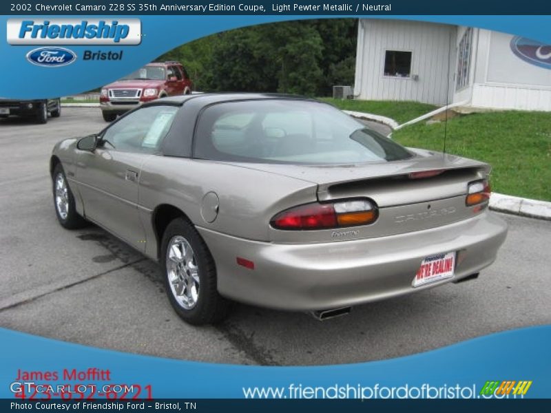 Light Pewter Metallic / Neutral 2002 Chevrolet Camaro Z28 SS 35th Anniversary Edition Coupe