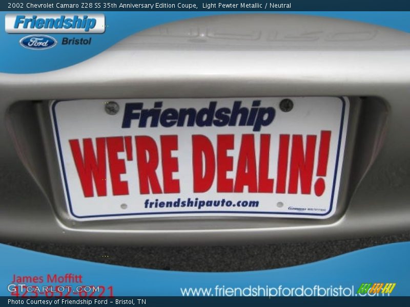 Light Pewter Metallic / Neutral 2002 Chevrolet Camaro Z28 SS 35th Anniversary Edition Coupe