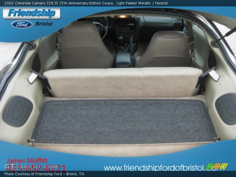 Light Pewter Metallic / Neutral 2002 Chevrolet Camaro Z28 SS 35th Anniversary Edition Coupe