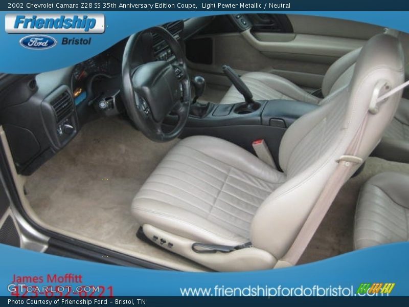 Light Pewter Metallic / Neutral 2002 Chevrolet Camaro Z28 SS 35th Anniversary Edition Coupe