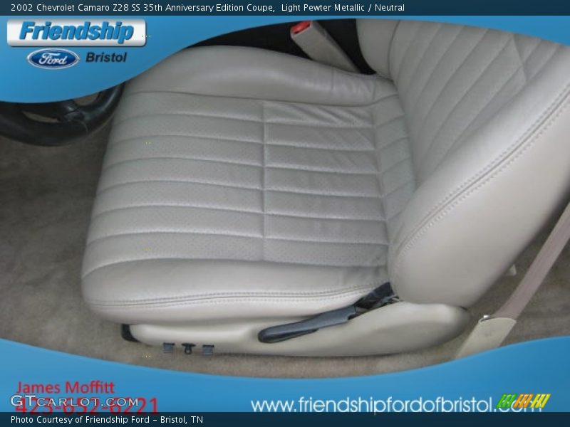 Light Pewter Metallic / Neutral 2002 Chevrolet Camaro Z28 SS 35th Anniversary Edition Coupe