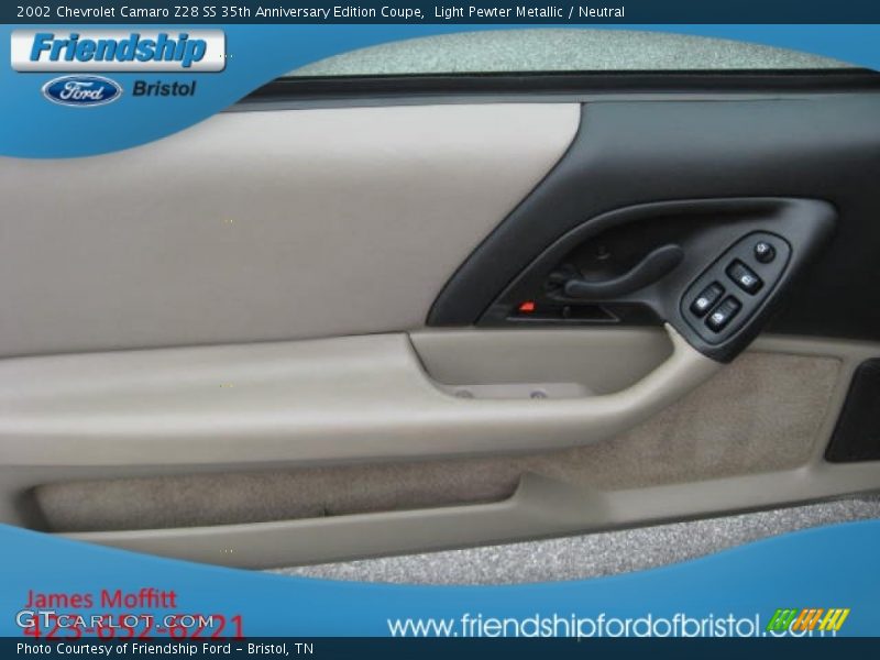 Light Pewter Metallic / Neutral 2002 Chevrolet Camaro Z28 SS 35th Anniversary Edition Coupe