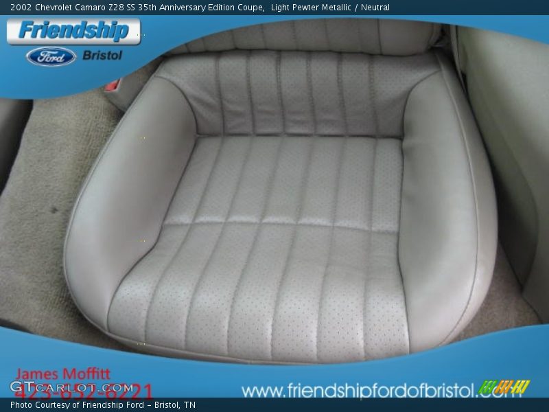 Light Pewter Metallic / Neutral 2002 Chevrolet Camaro Z28 SS 35th Anniversary Edition Coupe