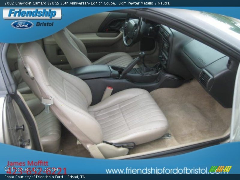 Light Pewter Metallic / Neutral 2002 Chevrolet Camaro Z28 SS 35th Anniversary Edition Coupe