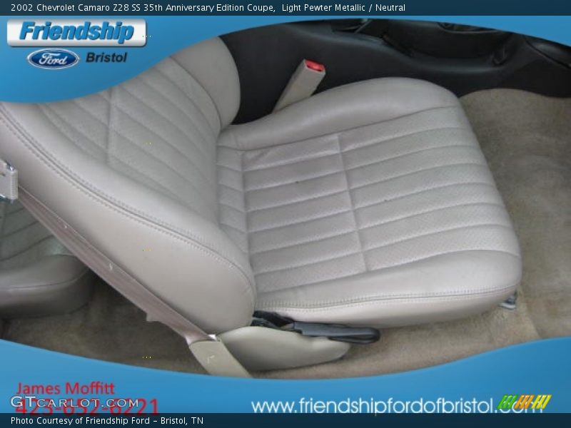 Light Pewter Metallic / Neutral 2002 Chevrolet Camaro Z28 SS 35th Anniversary Edition Coupe