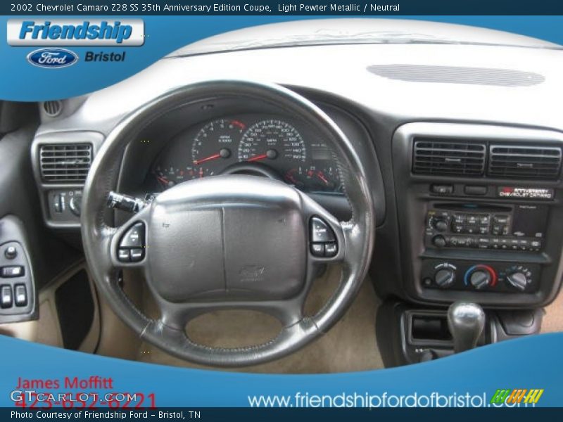 Light Pewter Metallic / Neutral 2002 Chevrolet Camaro Z28 SS 35th Anniversary Edition Coupe