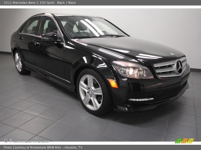 Black / Black 2011 Mercedes-Benz C 300 Sport